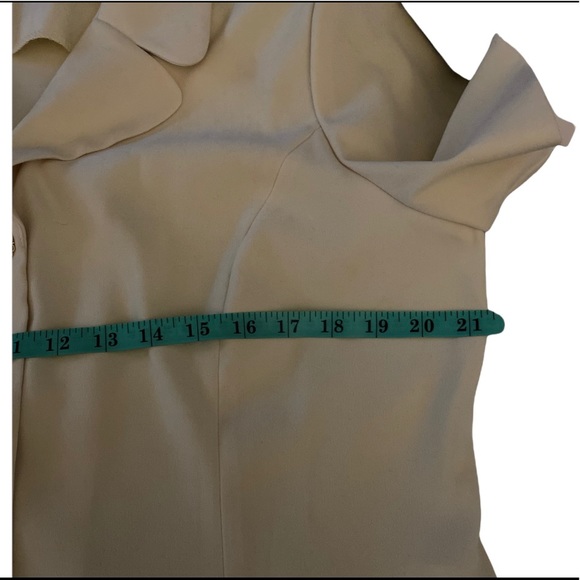 Leslie Fay Dresses Yellow Blouse Sz. 16P - Picture 9 of 10